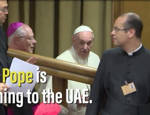 About the visit of Pope Francis to the UAE